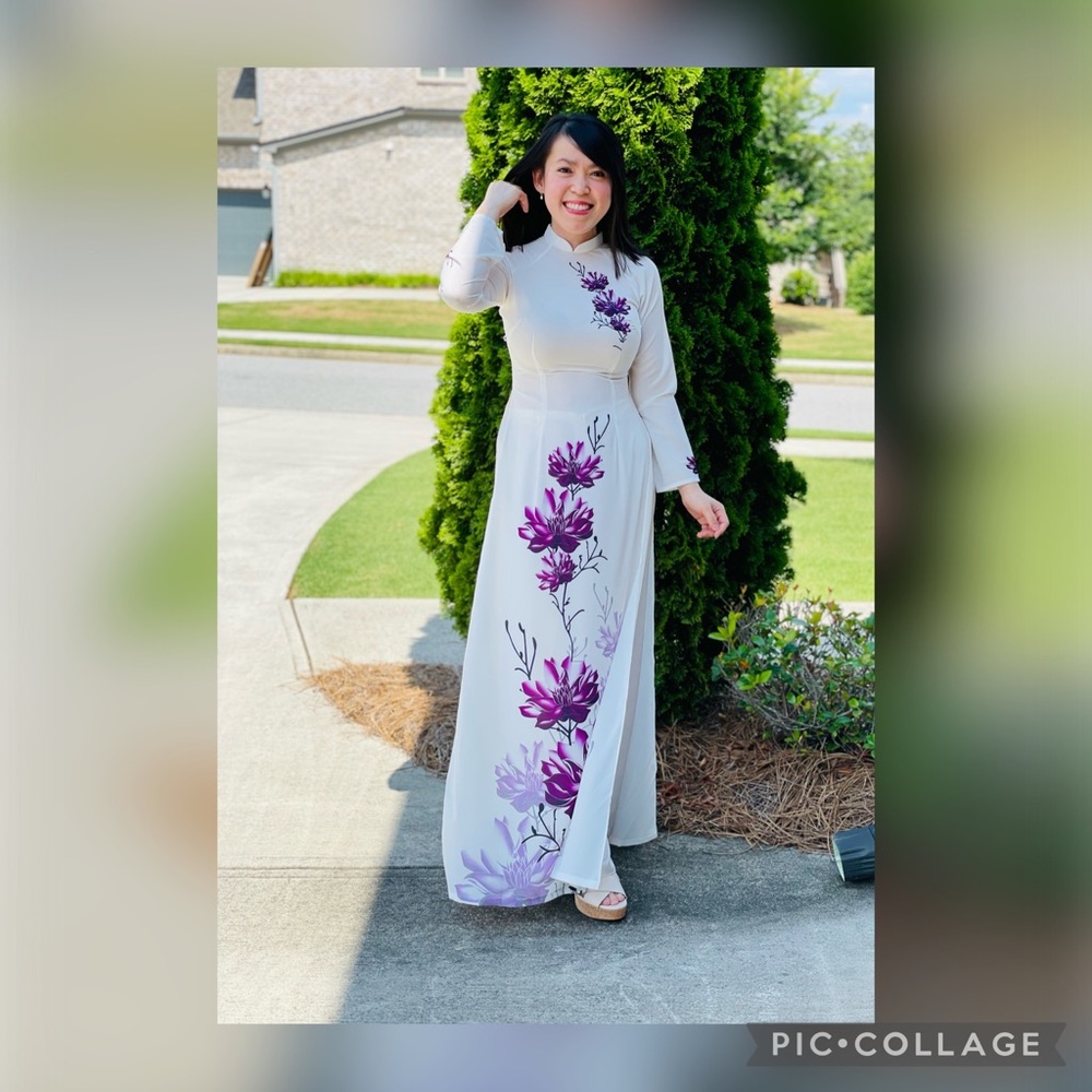 Vietnamese Traditional Dress Ao dai - Size M, XL
